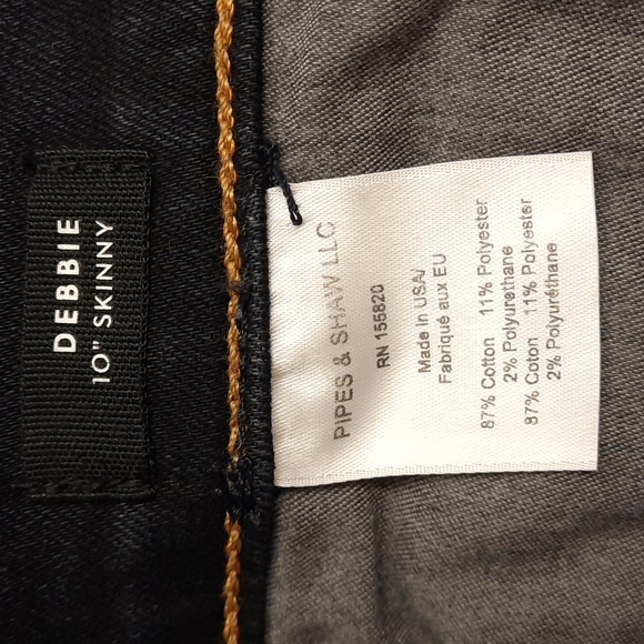 Veronica Beard Debbie 10" Skinny Tuxedo Stripe Jeans - Picture 15 of 16